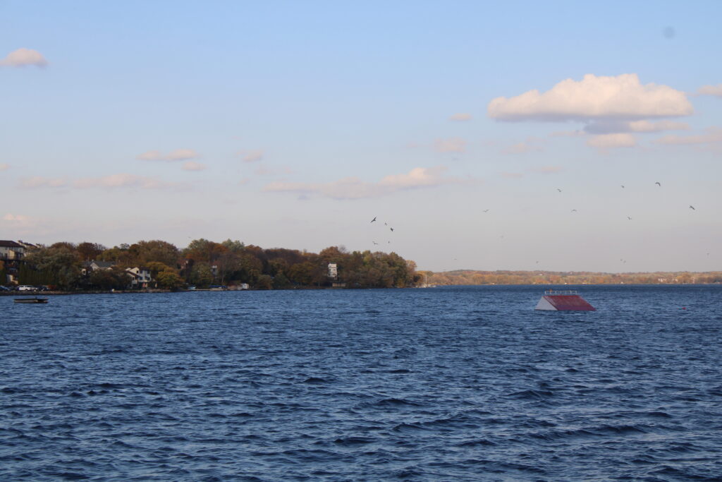 The scenic view of Lake Monona.